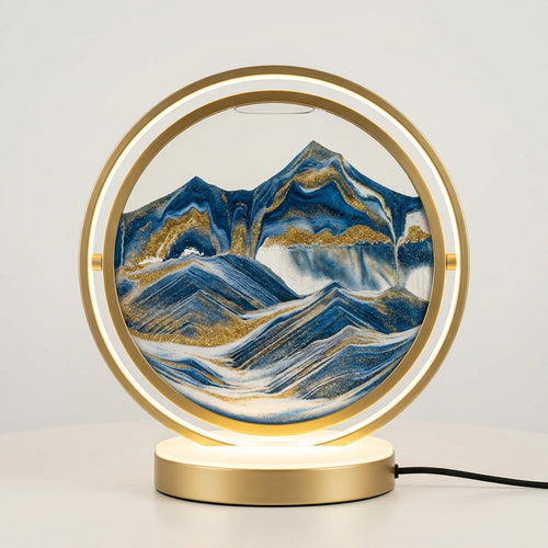 RGB Kinetic Sand Art Table Lamp - Studio Hero Shot